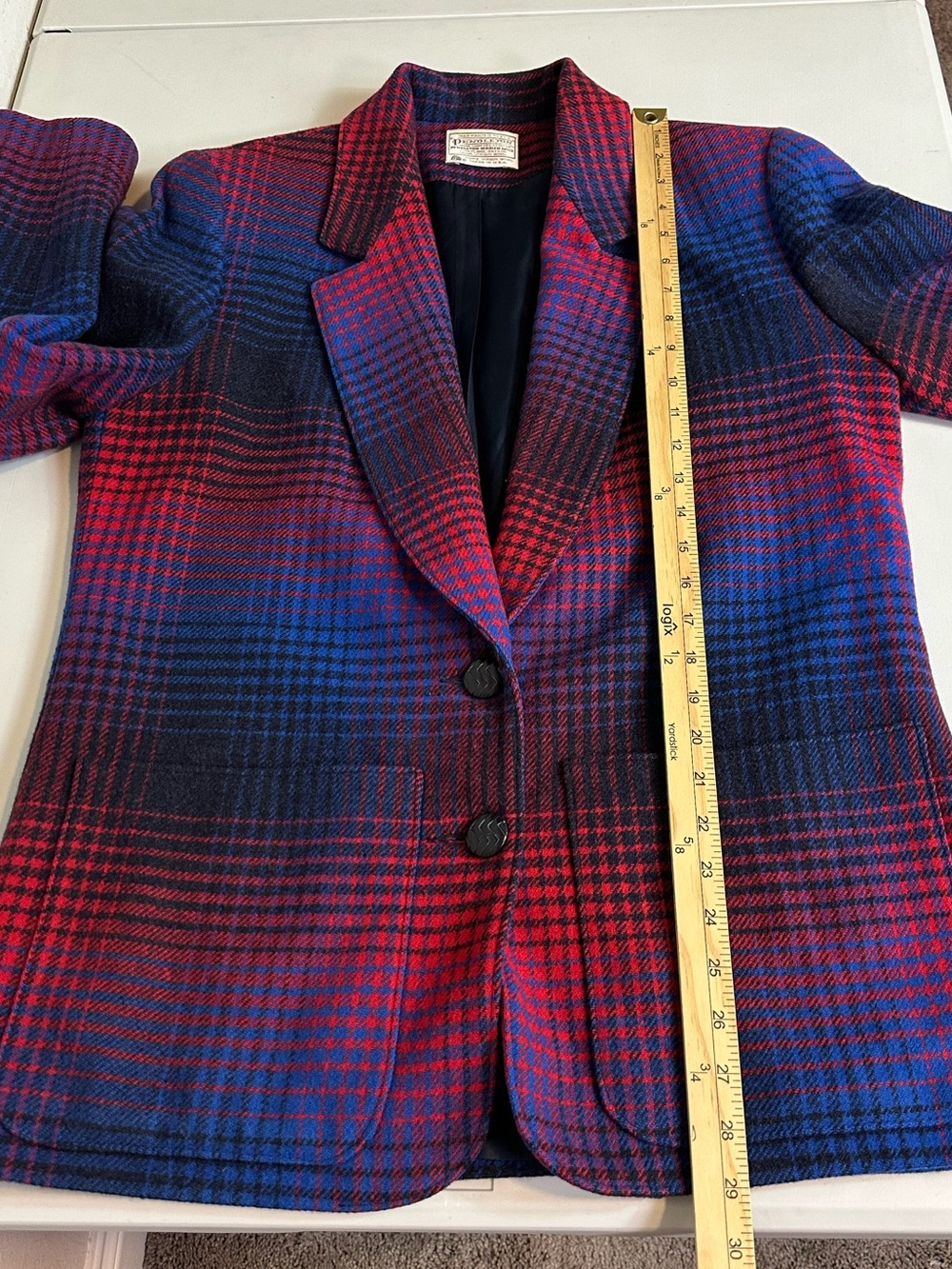 Vintage 60s Pendleton 100% Virgin Wool Made In The Us… - Gem